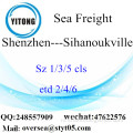 Shenzhen Port LCL Consolidatie Naar Sihanoukville